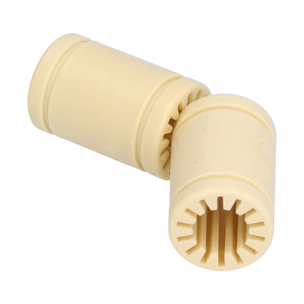 5Pcs Plastic Bearings Solid Durable Linear Exercise More Lightweight Bearing Shafts for 3D Printer M10uu