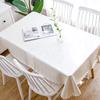 European Style PVC Waterproof Oil-proof Non-washable Anti-ironing Rectangular Table Cloth Table Mat Home Kitchen Sullpies