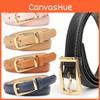 Style Womens Faux Leather Belt With Alloy Buckle And Leopard Pattern For Business And Casual Looks