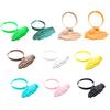 Palm Sized Sun Hat 3D Printed Lightweight Over-the-Head Visor Hat Open Frame Design Headband Style Summer Outdoor Hat