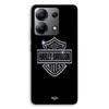 Phone Case - MANIACASE - Xiaomi Redmi Note 13 4G - Silicone TPU - Harley-Davidson Logo - Grey/Black