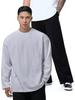BYSEC [Set] Perfect Double-Sided Oversized Long Sleeve T-Shirt & Wide Pants Set (Type B)