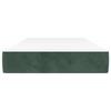 VidaXL Matelas de Lit à Ressorts Ensachés, Matelas à Mémoire de Forme, Matelas de Lit Chambre à Coucher, Vert Foncé 4007157