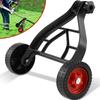 String Trimmer Wheel Attachment Lawn Mower Auxiliary Wheel for String Trimmer Weedeater Grass Cutter Brush Cutter Garden 26-28mm