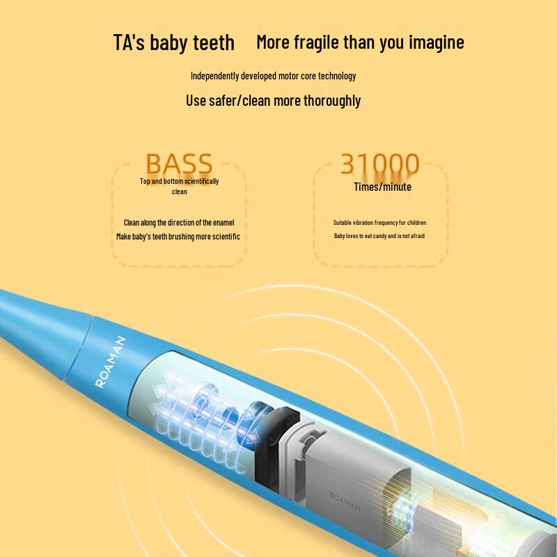 Luoman K6S Kids Sonic Electric Toothbrush CN Plug (adapter Included)