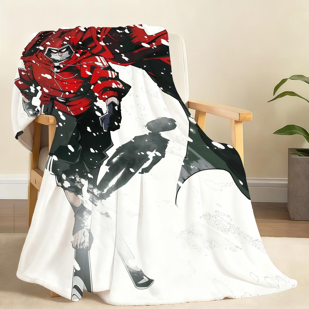 Hot Anime S Sanda A Cute Blanket Soft Throw Blanket for Home Bedroom Bed Sofa Picnic Travel Office Rest Cover Blanket Gift