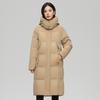 Women Winter Down Jacket Korean Style Loose Long Hooded Warm Coat