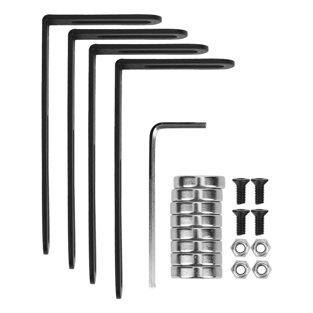 

RC Car Shell Body Mount Metal LBracket with Magnet Fit for Traxxas 1/10 RC Car