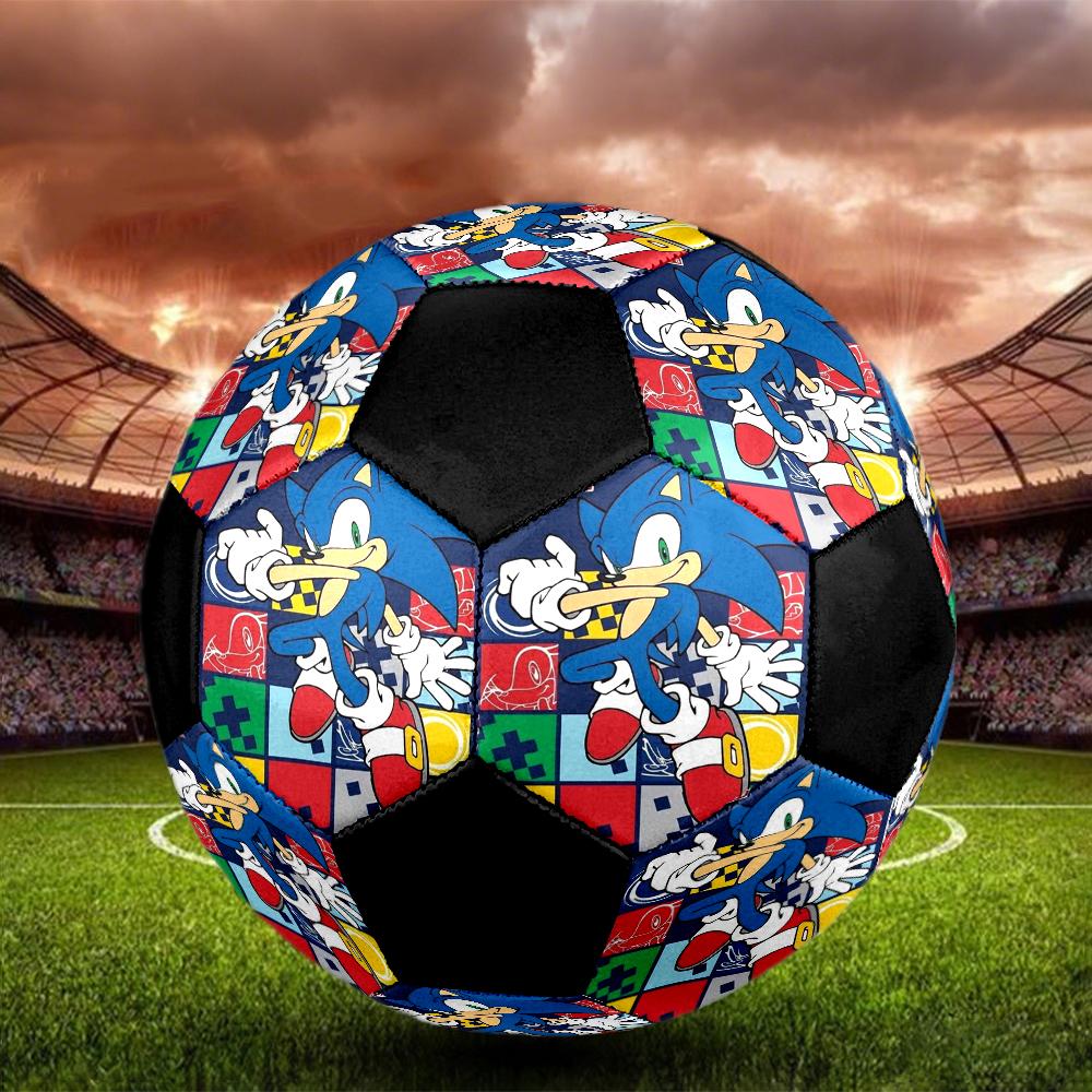 Soccer Ball Colorful Machine Stitched PVC Size 5 Team Training Competition Ready Durable High-Bounce Cool Sports Gift