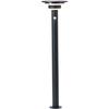 Outdoor Bollard - BRILLIANT - GARVINA - LED and Solar - Motion Sensor - Stainless Steel and Plastic - 4 W - Black