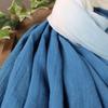 Used Indigo dyed stole, made in Japan, gradient