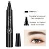 Wild Simulation Four Fork Eyebrow Pencil, Waterproof, Sweat Resistant, Long-Lasting And Non Smudging Forked Liquid Eyebrow Pencil