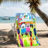 Customizable personalized beach towels Leo the Truck themed designs.Suitable for the beach, yoga, sports;ideal as beach accessories