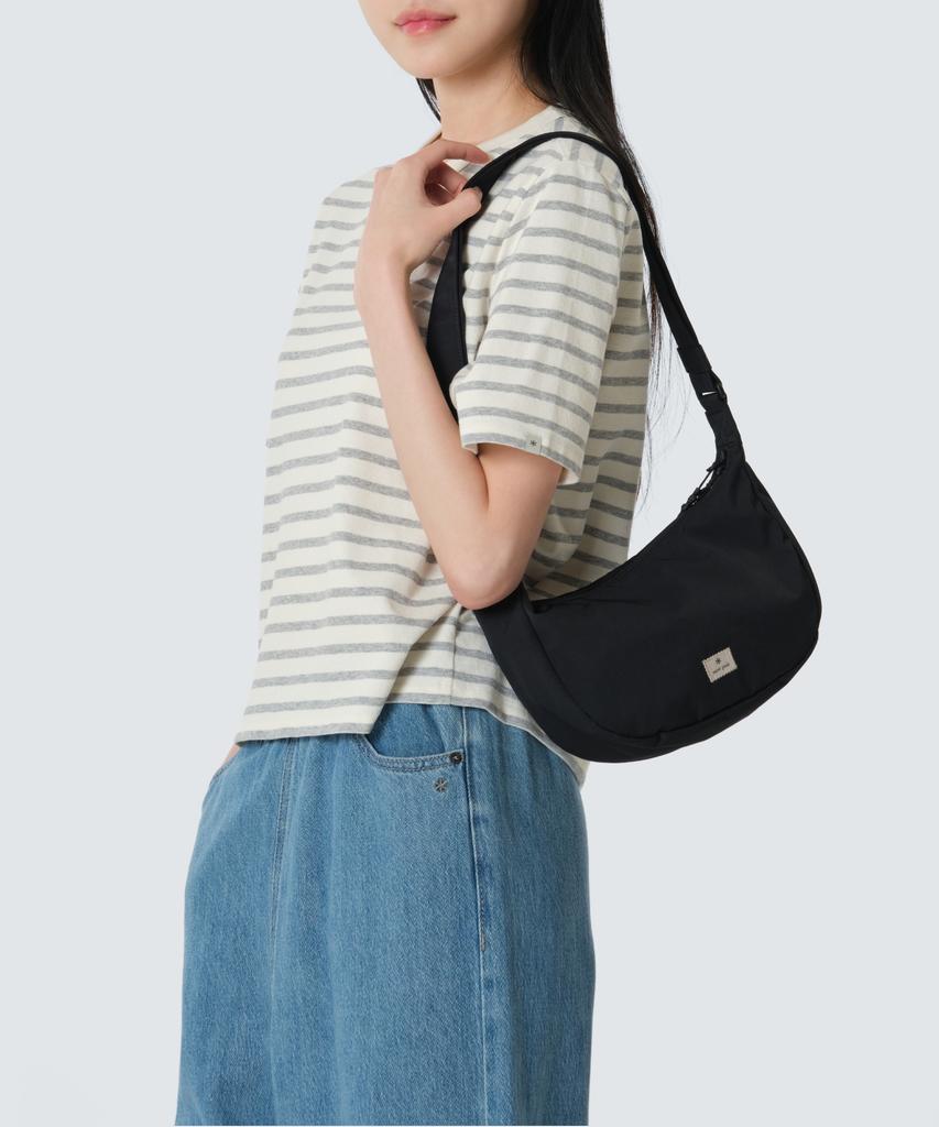 Snowpeak Apparel Softwill Small Hobo Bag 4L (S26Zwfcb25) Black