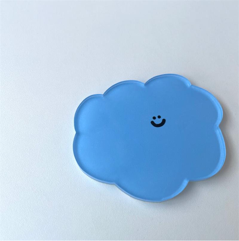 Cute Wind Insulated High Temperature Resistant Coaster Cartoon Acrylic Coaster