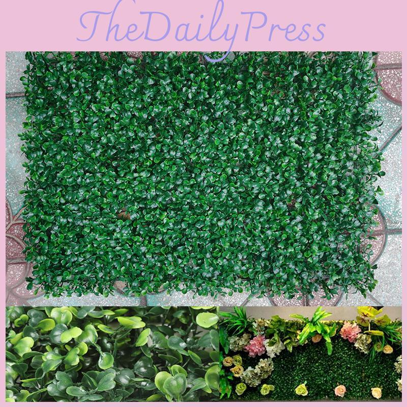 Lebendige künstliche Gartenhecken-Sichtschutzwand, perfekt für Zuhause und Hochzeitskulissen