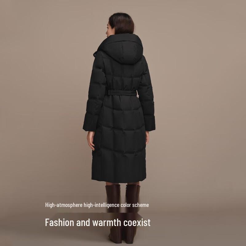 Bosideng B250244146 Long Business Hooded Down Jacket