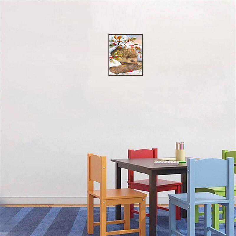 5D Diamond Painting Hedgehog Diamond Embroidery Animal Cross Stitch