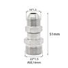 1Pcs Stainless Steel Adapter Coupler High Pressure Anti Twist Wash Gun To Hose Connector M22 Swivel Fitting