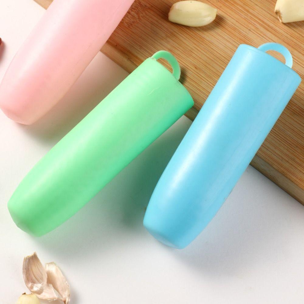 Silicone Garlic Peeler Blue Garlic Roller Stripper New Garlic Peeling Tools Kitchen