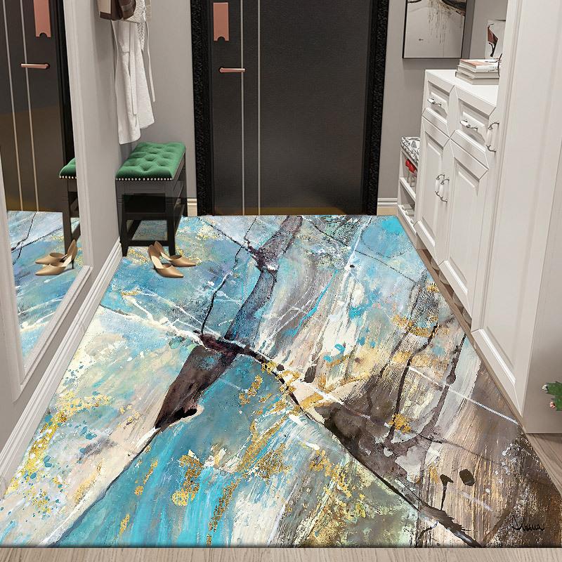 

Ковры для ног Пушистый ковер Гостиная Внутренний ковер Входной коврик Коврики для пола Нескользящий коврик Декор для кухни 80*100CM