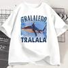 Italian Brain Tralalero Graphic T Shirts Women Summer Beach T-shirt Casual Short Sleeve Tshirts Clothing Streetwear Tee Top