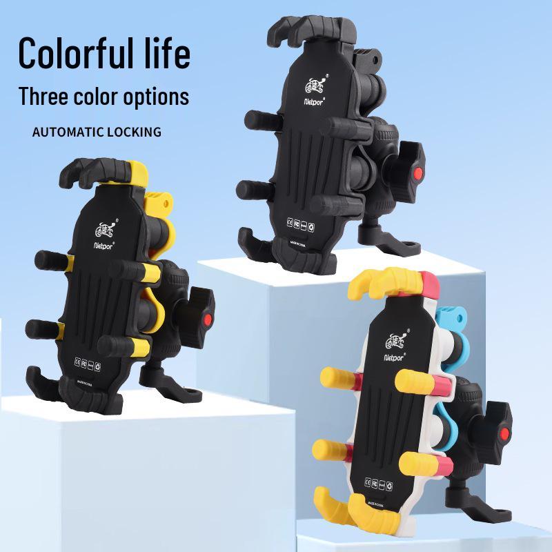 Shockproof Anti-Shake Motorcycle Phone Mount for Navigation