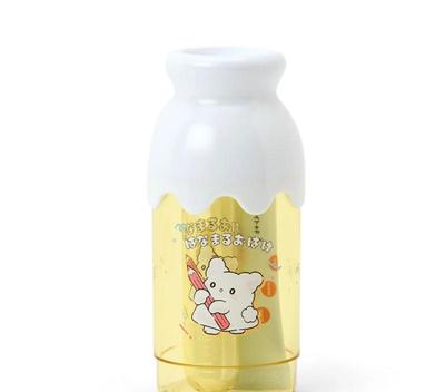 סט מברשות שיניים בצורת בקבוק חלב של סנריו HANAMARUOBAKE צהוב יפן חדש
