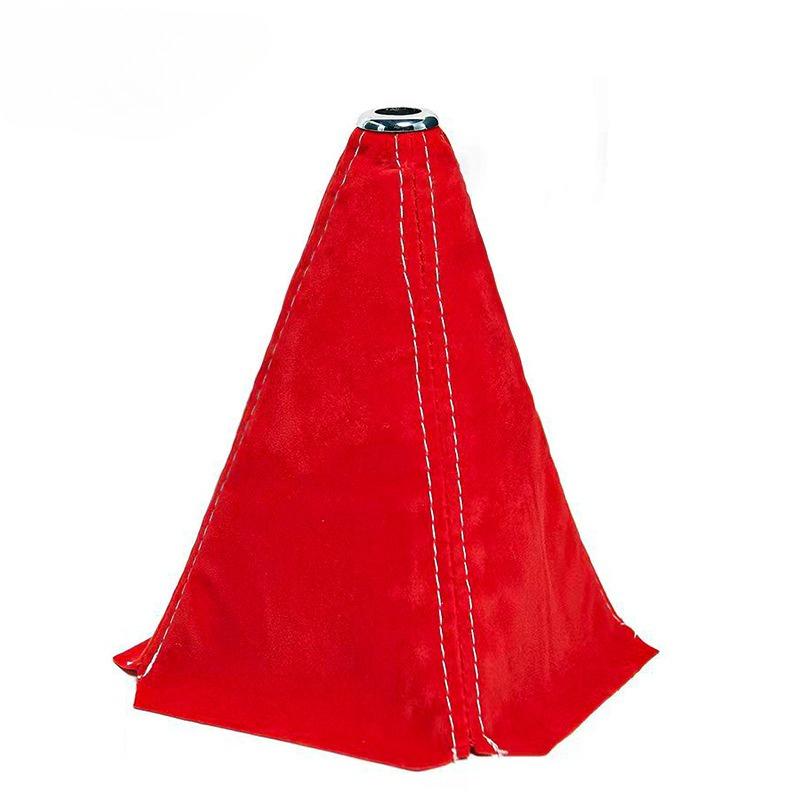 Universeller Autoschaltmanschetten, 16mm PU-Leder & Wildleder Beflockung Abdeckung für Manuelle oder Automatikgetriebe, Mehrere Farben