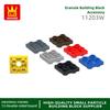 157Pcs/Lot11203W 2X2 Double Side 4 Holes Constructing Blocks Moc Attachments Works With Assembles Bricks Children Playthings Gift Box