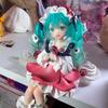 Hatsune Miku Anime Figure Toys Flower Fairy Collection Miku Kawaii Cartoon Pvc Action Figurine Model Dolls Birthdays Gifts Kid‘S