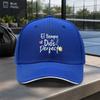Pc Spanish Inspirational Quote Adjustable Sandwich Baseball Cap Fashionable Versatile Couple Hat Duckbill Cap Suitable for Out