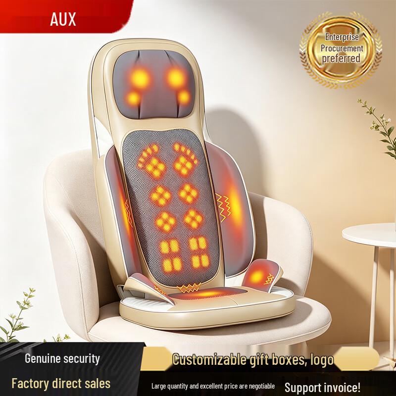 AUX Lumbar & Back Massage Cushion CN plug (adapter included)