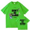 AAP ROCKY Don t Be Dumb Tour 2025 Graphics Print T Shirts High Quality Unisexs Harajuku Tshirts Summer Cotton Tees Shirt Fans Gift