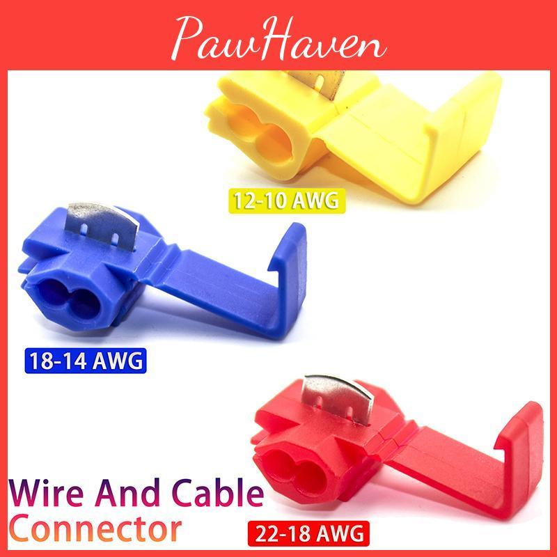 Connectors Wire 1050pcs Scotch Cable Lock Electric Quick Splice Terminals Crimp Non Destructive Without Breaking Line Awg 2218
