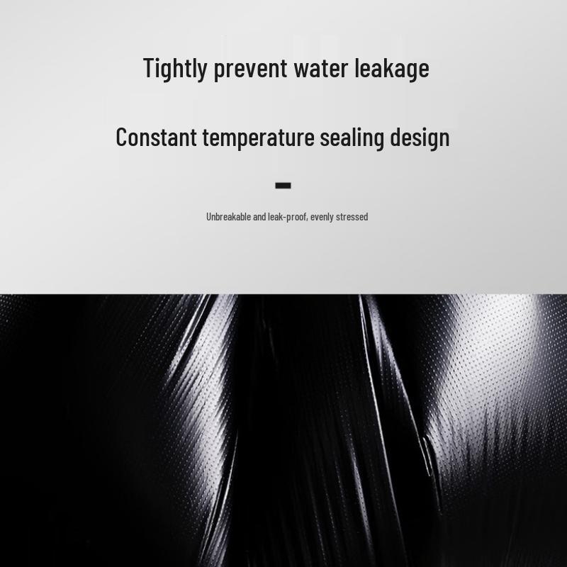 Ubag Extra Large Heavy Duty Black Flat Garbage Bags