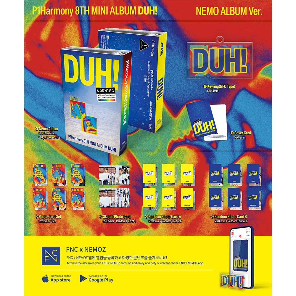 P1Harmony 8th Mini ALbum  [DUH!] (NEMO ALBUM Ver.)