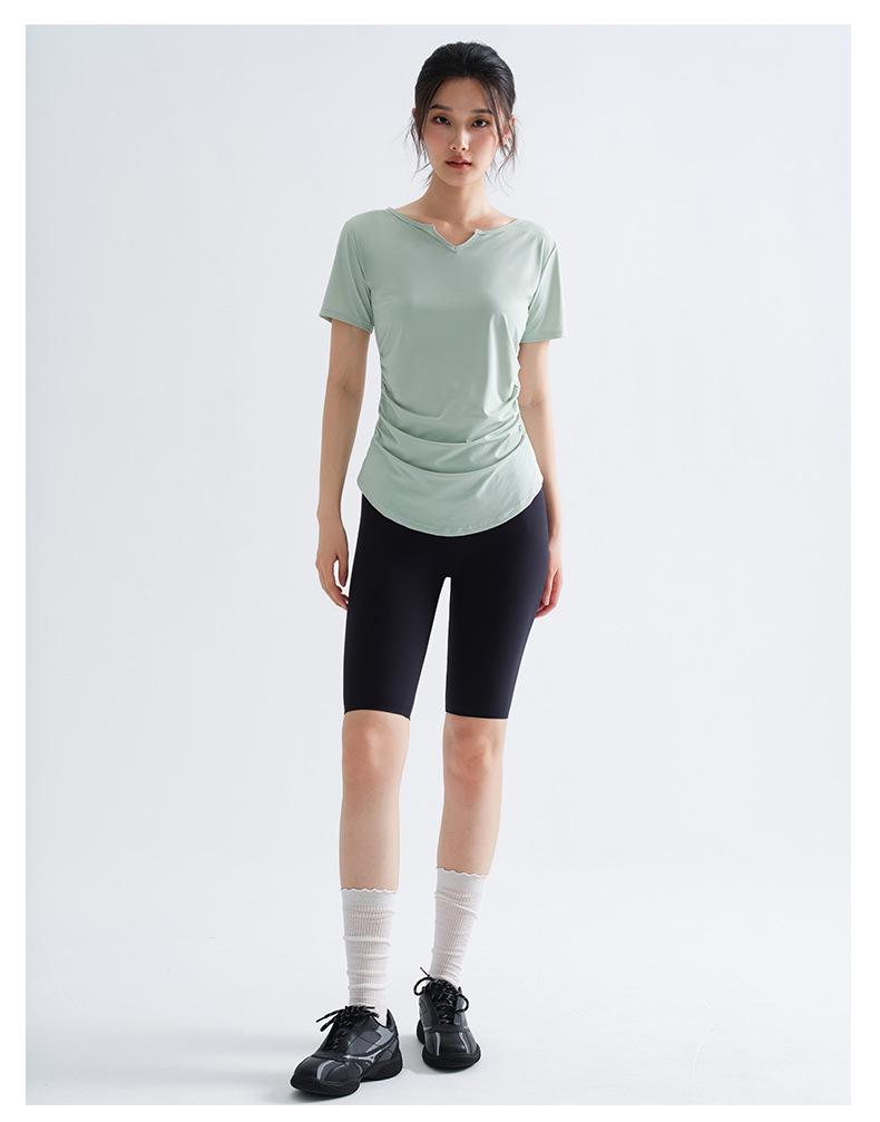 Women's Plus Size Quick Dry Yoga & Fitness Short Sleeve T-shirt, Running & Training Casual Top for Summer