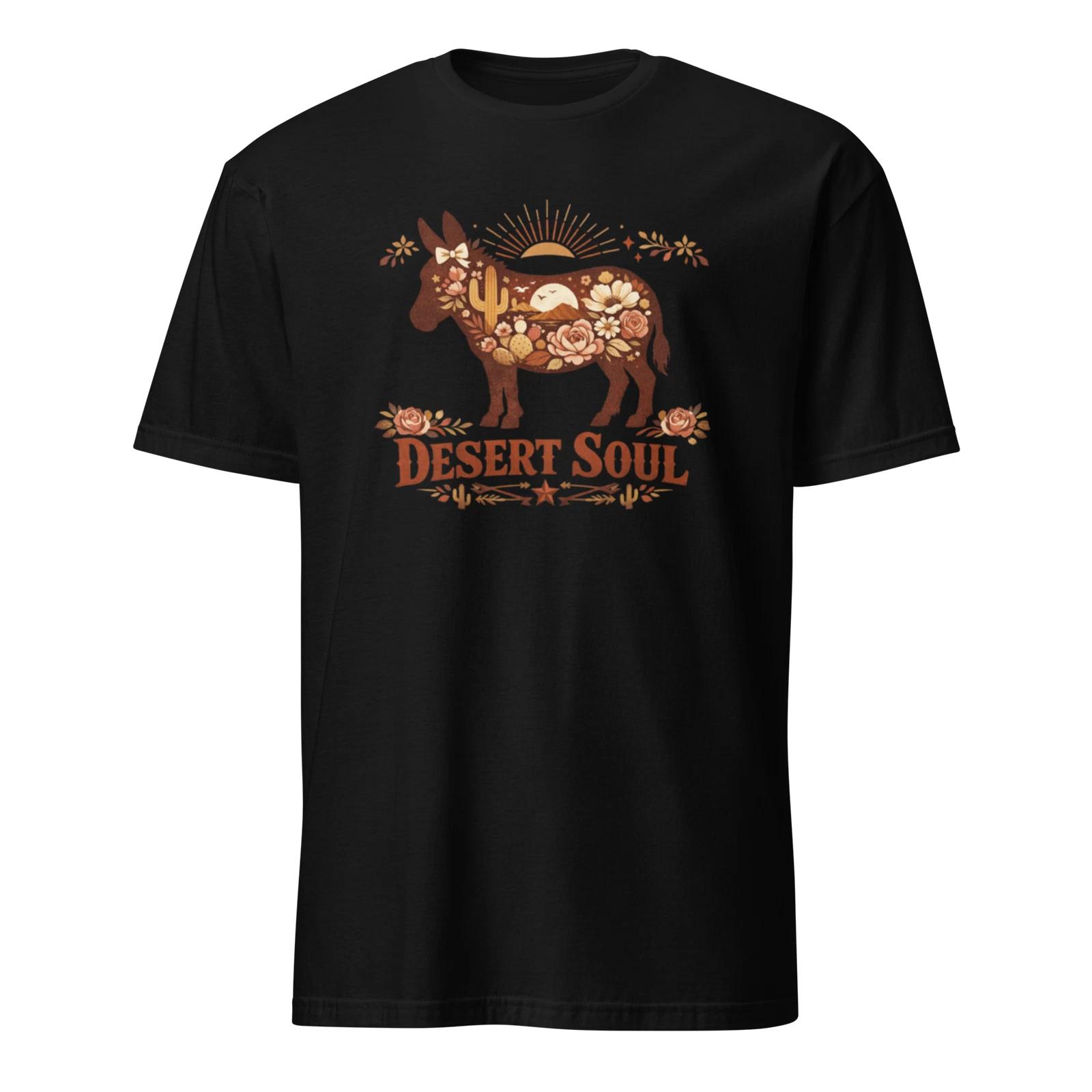 Desert Soul Unisex T-Shirt, Wild West, Riding, horse, western, texas, pony L