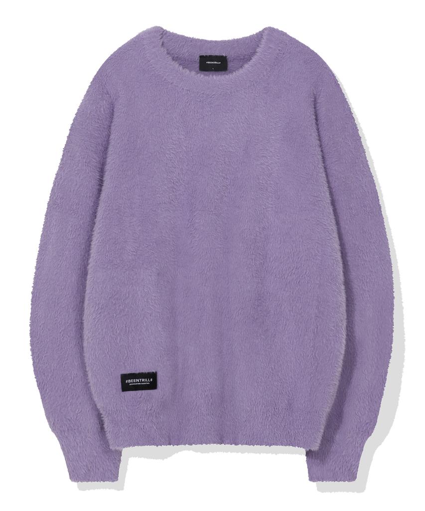 BEENTRILL Hairy Knit (Purple)