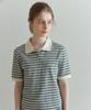 YUPPE Button Stripe T-Shirt_Ivory