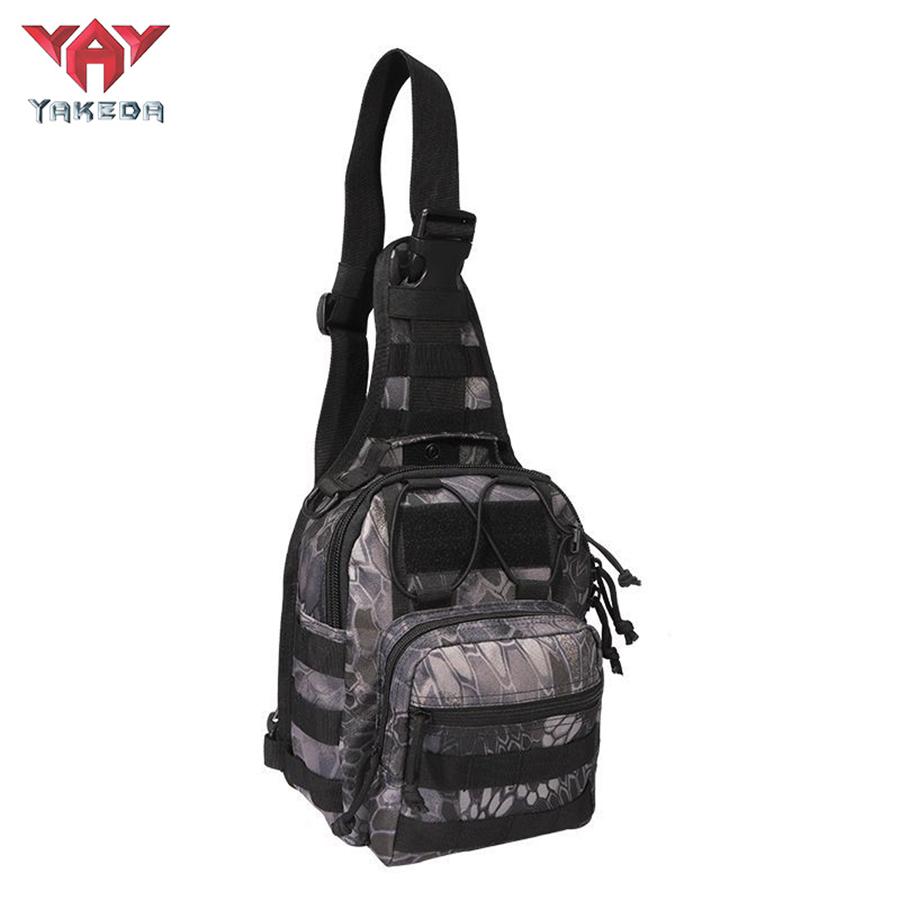 YAKEDA Cycling Bag Camouflage Sports Small Chest Bag,single Shoulder Diagonal Cross Outdoor Training Fishing Bag, Luya Waist Bag