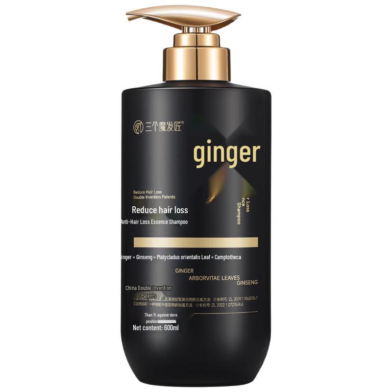 Three Magicians Ginger Anti-Hair Loss & Growth Shampoo