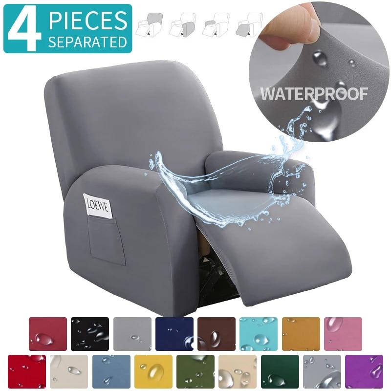 Waterproof Sofa Cover for Living Room Elastic Reclining Chair Cover Protection Lazy Boy Relax Armchair Cover