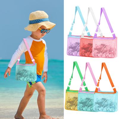 Bolsa de Praia de Malha para Brinquedos de Praia Infantil Bolsa de Coleta Brinquedo de Areia de Praia para Guardar s Brinquedos de Praia Brinquedos de Areia Acessórios de Natação Para Meninos e Meninas(Somente Bolsas )