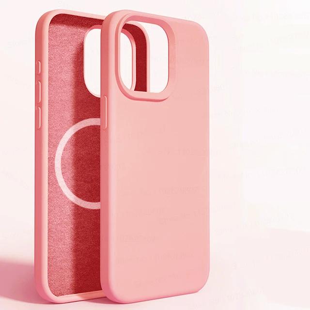 For Magsafe Liquid Silicone Magnetic Case For  For Iphone 16 15 14 13 12 11 Pro Max 16 14 15 Plus Wireless Charging Back Cover