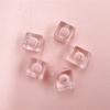 10Pcs Transparent Sandwich Square Bright Face Acrylic 12mm Jewelry Accessories Fashion Loose Beads DIY Bracelet Handmade Keychain Making Material
