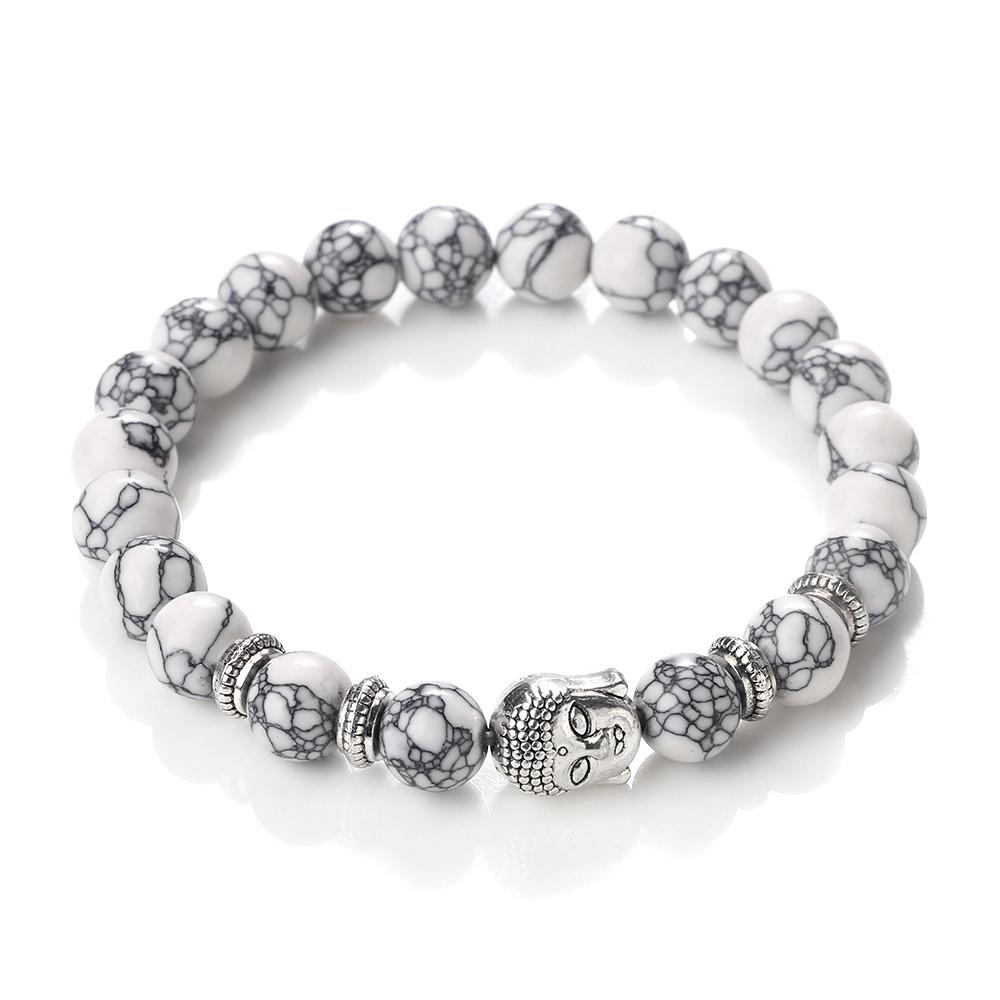 

Чарівний вінтажний браслет з бісеру Будди для чоловіків Натуральне тигрове око Малахіт Чорний лавовий камінь Чакра Браслети для жінок Bileklik Jewelry