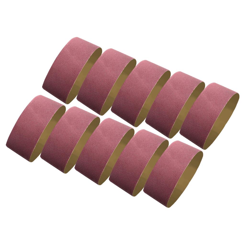 100 Pcs Sanding Belt 60 Grit 610x100mm Aluminum Oxide Belt Sander Sandpaper for Wood Jadestone