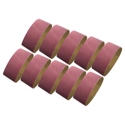 100 Pcs Sanding Belt 60 Grit 610x100mm Aluminum Oxide Belt Sander Sandpaper for Wood Jadestone